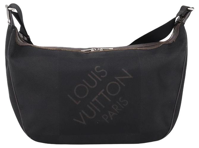 LOUIS VUITTON Damier Geant Explorateur Shoulder Bag Black M93616 LV Auth 200910A Nero - vista 13