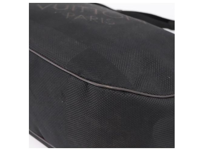 LOUIS VUITTON Damier Geant Explorateur Shoulder Bag Black M93616 LV Auth 200910A Nero - vista 9