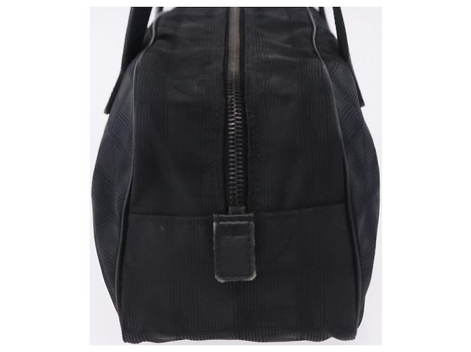 Borsa Tote CHANEL New Travel Line in Tela Nera CC Auth 183559 - vista 3