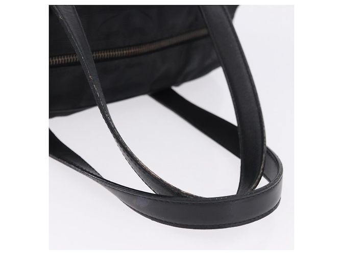 Borsa Tote CHANEL New Travel Line in Tela Nera CC Auth 183559 - vista 8