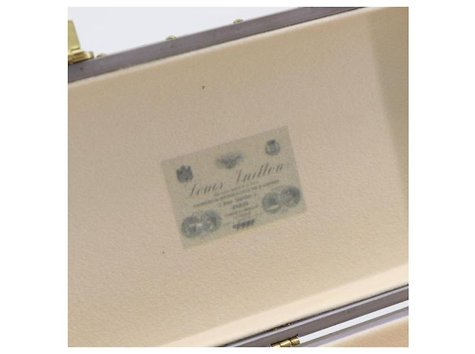 LOUIS VUITTON Minimal Gin Clayette Fermacarte metallo Gray M99455 Auth 196890V Marrone - vista 10