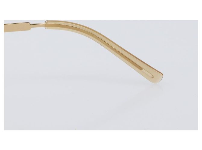 Gafas de sol CHANEL metal Gold CC Auth yk20750M Dorado - vista 12