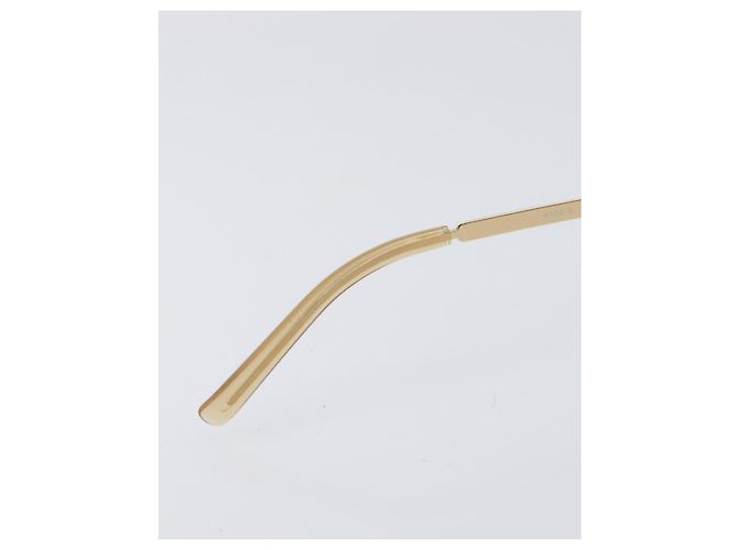 Gafas de sol CHANEL metal Gold CC Auth yk20750M Dorado - vista 17