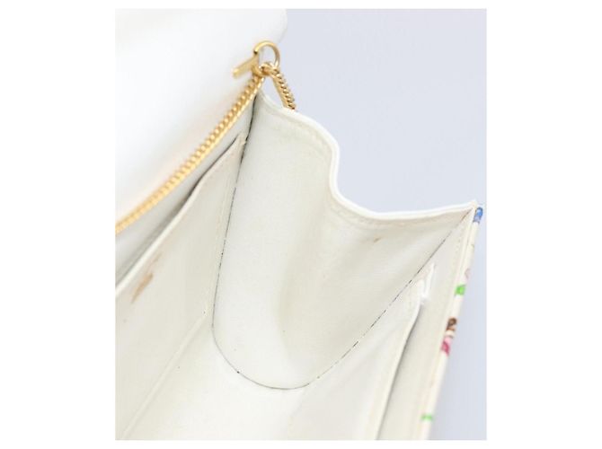 GUCCI Flower Chain Schultertasche aus multicolor Canvas, authentisch ep15665A Mehrfarben - Ansicht 18