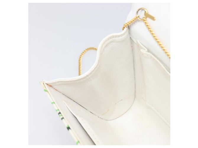 GUCCI Flower Chain Schultertasche aus multicolor Canvas, authentisch ep15665A Mehrfarben - Ansicht 19