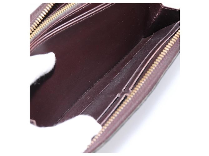 LOUIS VUITTON Monogram Vernis Zippy Wallet Amarante M93522 LV Auth BA15338 Bordò - vista 23