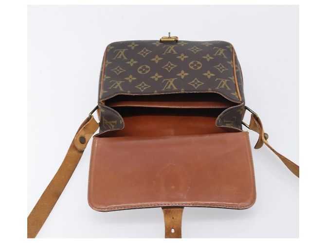 LOUIS VUITTON Borsa a tracolla Monogram Cartouchiere MM M51253 LV Auth BA15094 Monogramma - vista 19