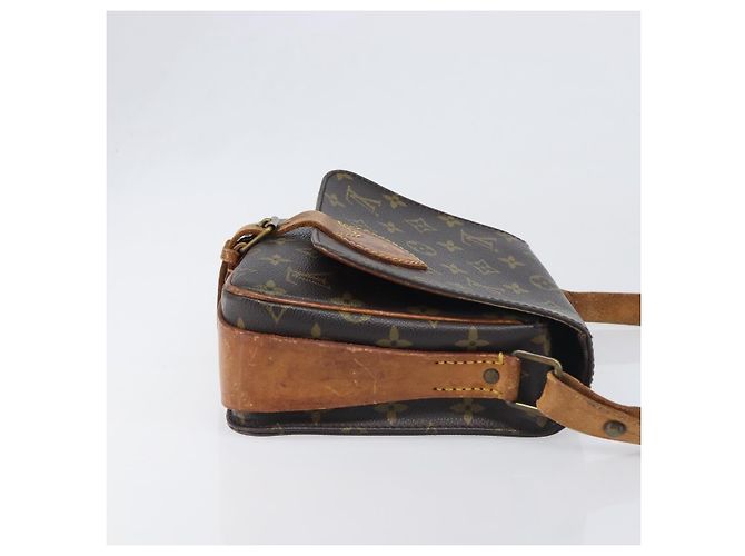 LOUIS VUITTON Borsa a tracolla Monogram Cartouchiere MM M51253 LV Auth BA15094 Monogramma - vista 3