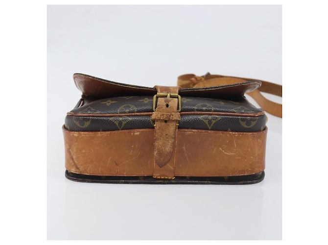 LOUIS VUITTON Borsa a tracolla Monogram Cartouchiere MM M51253 LV Auth BA15094 Monogramma - vista 5