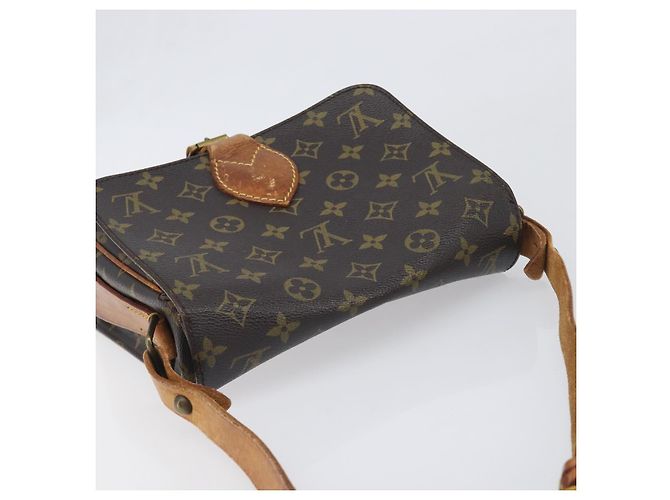 LOUIS VUITTON Borsa a tracolla Monogram Cartouchiere MM M51253 LV Auth BA15094 Monogramma - vista 6