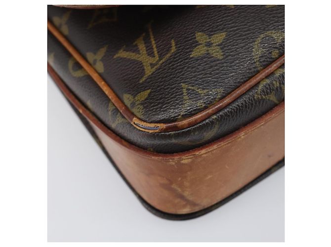 LOUIS VUITTON Borsa a tracolla Monogram Cartouchiere MM M51253 LV Auth BA15094 Monogramma - vista 8