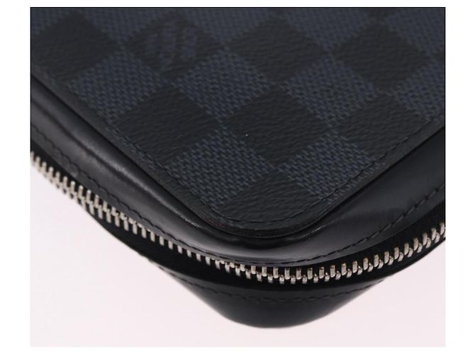 LOUIS VUITTON Damier Grafitte Zippy XL Wallet N41503 LV Auth 198537 Damier ebene - vista 16