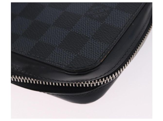 LOUIS VUITTON Damier Grafitte Zippy XL Wallet N41503 LV Auth 198537 Damier ebene - vista 17