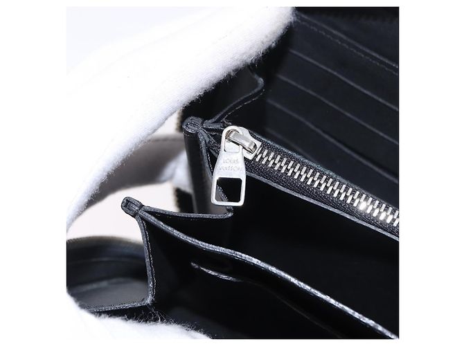 LOUIS VUITTON Damier Grafitte Zippy XL Wallet N41503 LV Auth 198537 Damier ebene - vista 23