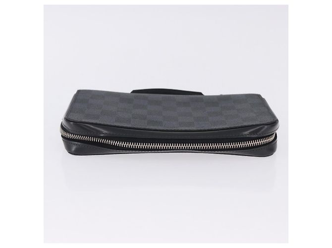 LOUIS VUITTON Damier Grafitte Zippy XL Wallet N41503 LV Auth 198537 Damier ebene - vista 5