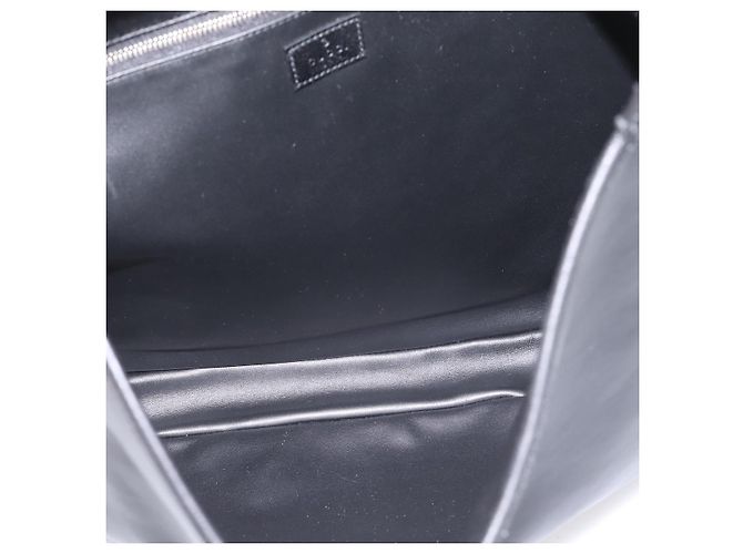 Borsa a tracolla GUCCI Jackie in pelle 2way Nera Argento 764202 Auth SW2671SAM Nero - vista 16