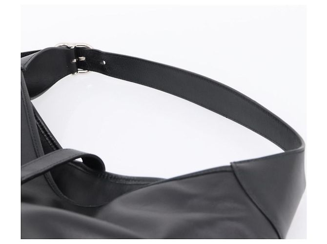 Borsa a tracolla GUCCI Jackie in pelle 2way Nera Argento 764202 Auth SW2671SAM Nero - vista 8