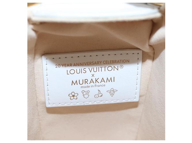 Borsa LOUIS VUITTON Monogram Multicolor Side Trunk MM Bag White M14046 Auth 199130SM Bianco - vista 26