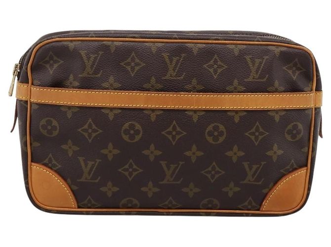 LOUIS VUITTON Monogram Compiegne 28 Clutch Bag M51845 LV Auth 198963 Monogramma - vista 13