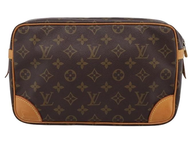 LOUIS VUITTON Monogram Compiegne 28 Clutch Bag M51845 LV Auth 198963 Monogramma - vista 2