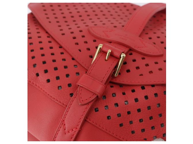 LOUIS VUITTON Borsa a tracolla Furore Saumur 30 Coraille M93996 LV Auth BA14787M Rosa - vista 18
