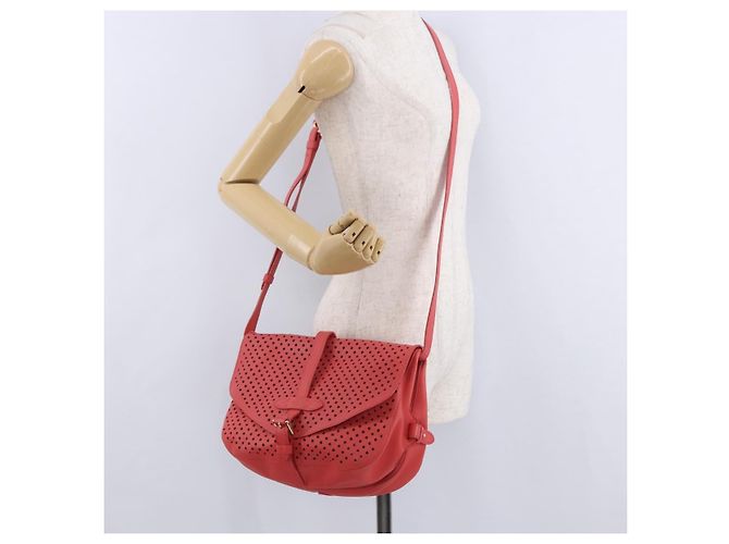 LOUIS VUITTON Borsa a tracolla Furore Saumur 30 Coraille M93996 LV Auth BA14787M Rosa - vista 29