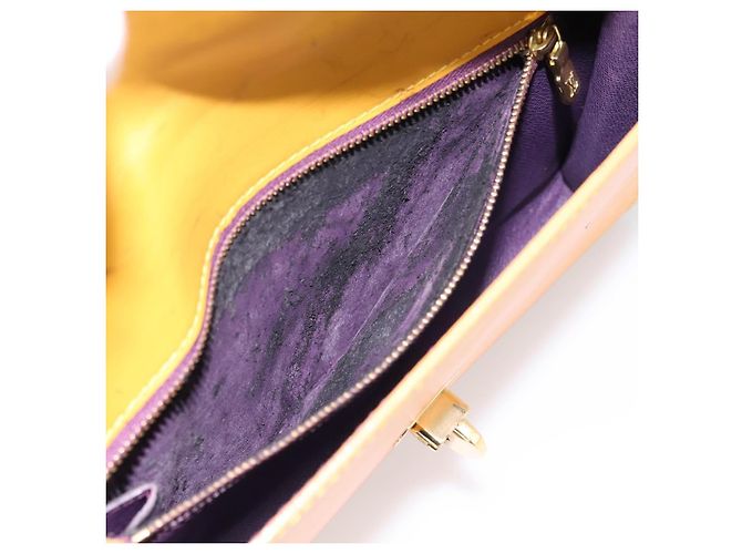 LOUIS VUITTON Epi Pochette Arche Shoulder Bag Yellow M52579 LV Auth 199007 Giallo - vista 11