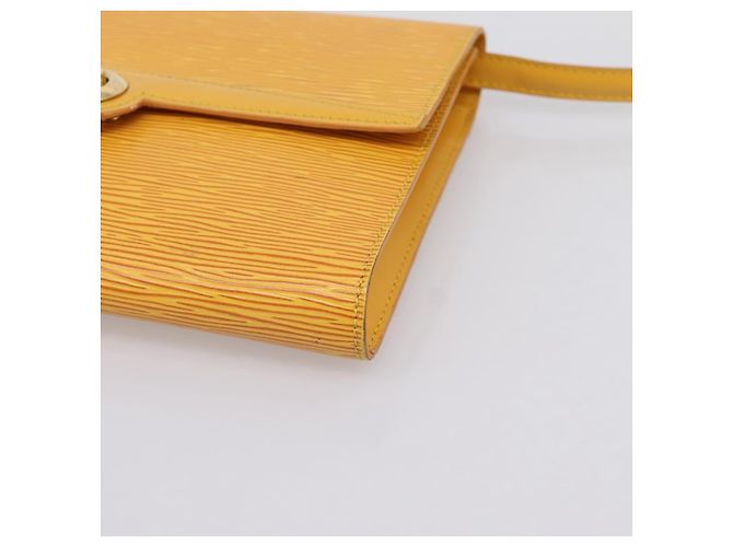 LOUIS VUITTON Epi Pochette Arche Shoulder Bag Yellow M52579 LV Auth 199007 Giallo - vista 14