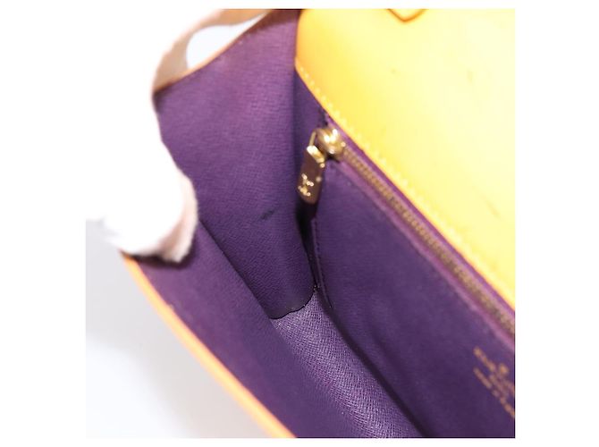 LOUIS VUITTON Epi Pochette Arche Shoulder Bag Yellow M52579 LV Auth 199007 Giallo - vista 21