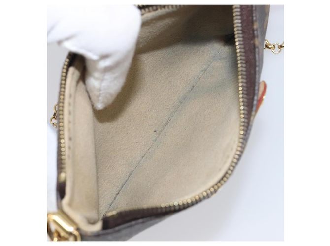 LOUIS VUITTON Monogram Pochette Mira PM Accessory Pouch M60095 LV Auth 196885V Monograma - vista 10