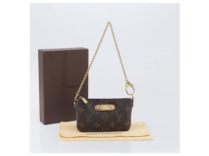 LOUIS VUITTON Monogram Pochette Mira PM Accessory Pouch M60095 LV Auth 196885V Monograma - vista 12