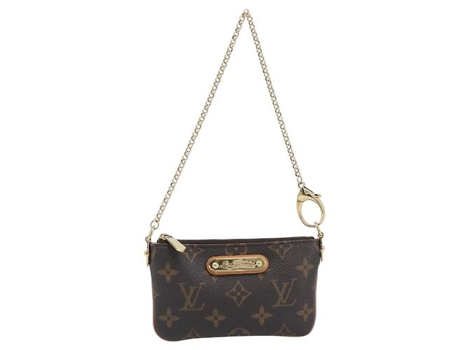 LOUIS VUITTON Monogram Pochette Mira PM Accessory Pouch M60095 LV Auth 196885V Monograma - vista 13