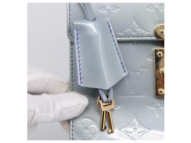 LOUIS VUITTON Monogram Vernis Spring Street Hand Bag Lavande M91216 Auth 200156V - vista 9