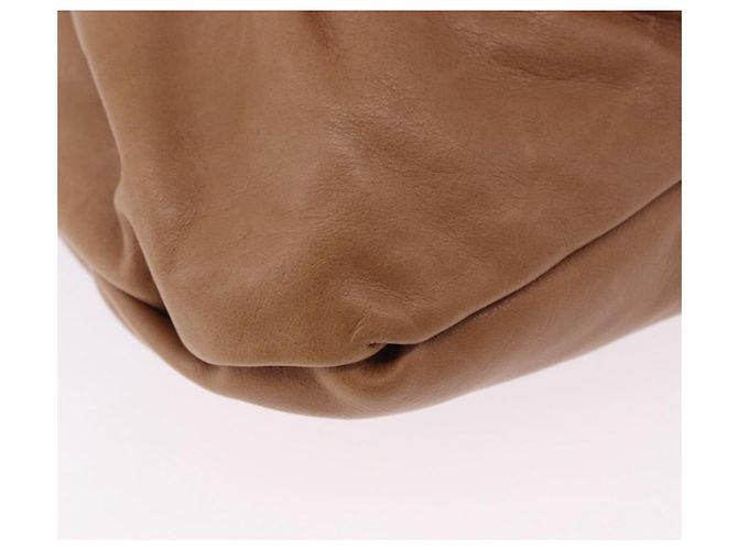 Borsa a tracolla PRADA in pelle marrone argento Auth 200291V - vista 15