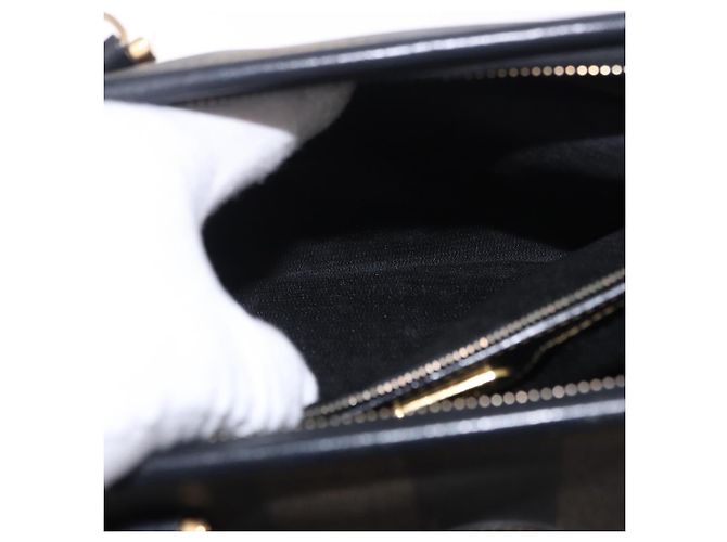 Pequin Borsa a mano FENDI Pecan Canvas PVC Marrone Nero Auth ka5839 - vista 23