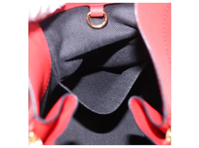 LOEWE Hammock Handtasche Leder 2way Rot Gold Authentisch 197512A Golden - Ansicht 21