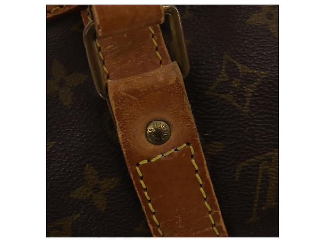 LOUIS VUITTON Monogram Sac Souple 35 Boston Bag M41626 LV Auth am12447 Monograma - vista 18