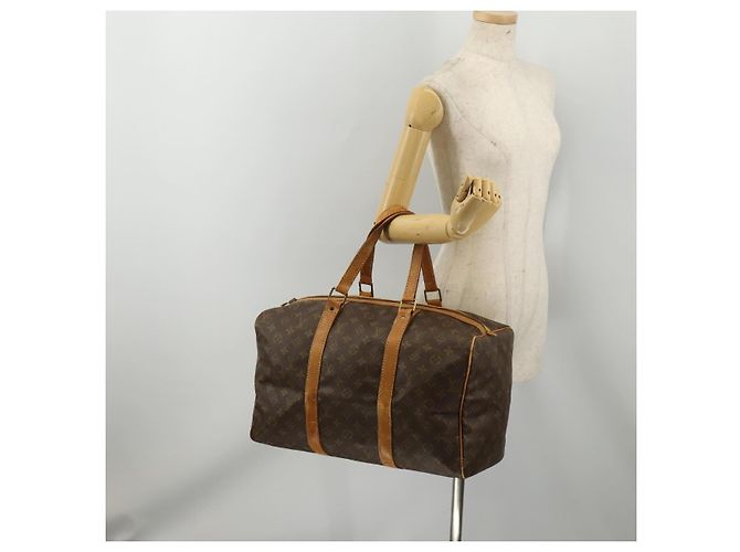 LOUIS VUITTON Monogram Sac Souple 35 Boston Bag M41626 LV Auth am12447 Monograma - vista 22