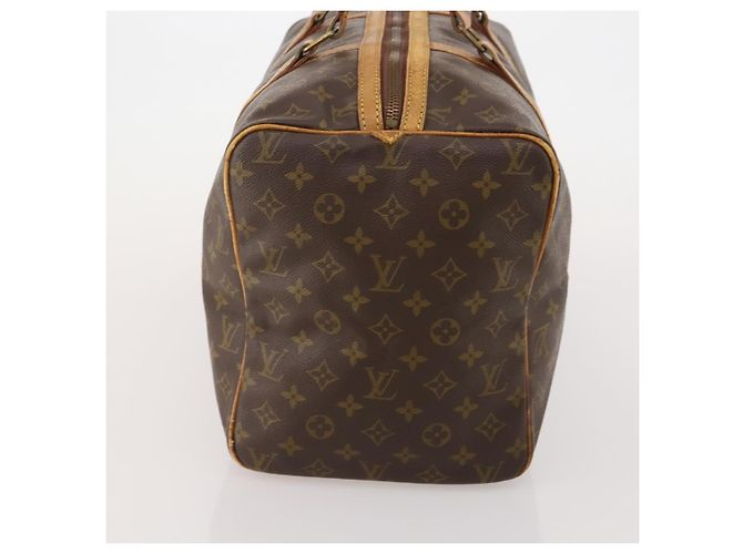 LOUIS VUITTON Monogram Sac Souple 35 Boston Bag M41626 LV Auth am12447 Monograma - vista 3