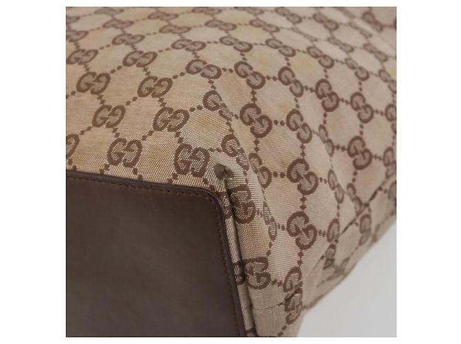 Borsa Tote GUCCI GG Canvas Pink Gold 002 1098 Auth 196324 - vista 10