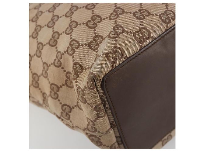 Borsa Tote GUCCI GG Canvas Pink Gold 002 1098 Auth 196324 - vista 11