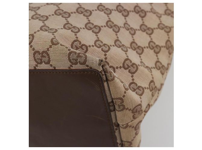 Borsa Tote GUCCI GG Canvas Pink Gold 002 1098 Auth 196324 - vista 12
