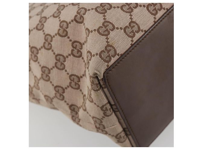 Borsa Tote GUCCI GG Canvas Pink Gold 002 1098 Auth 196324 - vista 13