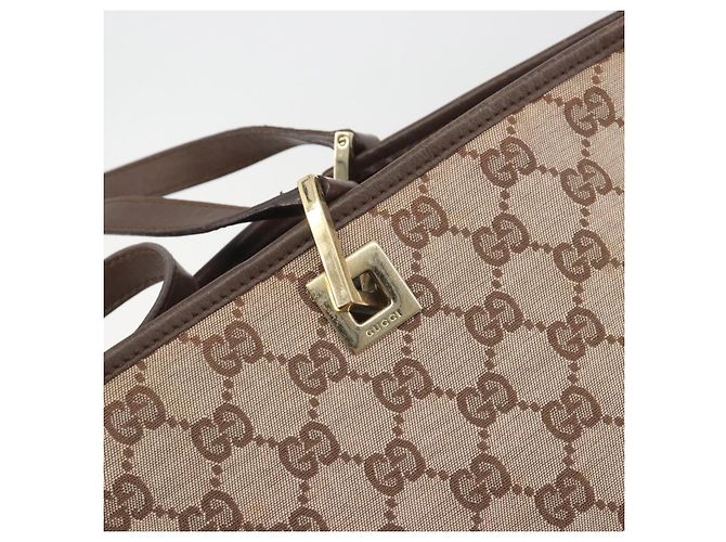 Borsa Tote GUCCI GG Canvas Pink Gold 002 1098 Auth 196324 - vista 15