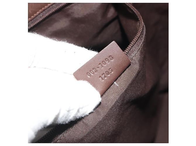 Borsa Tote GUCCI GG Canvas Pink Gold 002 1098 Auth 196324 - vista 22