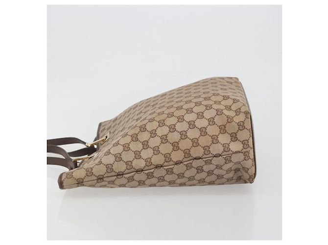 Borsa Tote GUCCI GG Canvas Pink Gold 002 1098 Auth 196324 - vista 5