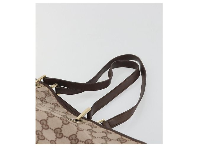 Borsa Tote GUCCI GG Canvas Pink Gold 002 1098 Auth 196324 - vista 8