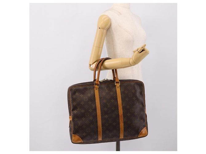 LOUIS VUITTON Monogram Porte Documents Voyage Business Bag M53361 LV Auth 200192 Monogramma - vista 24
