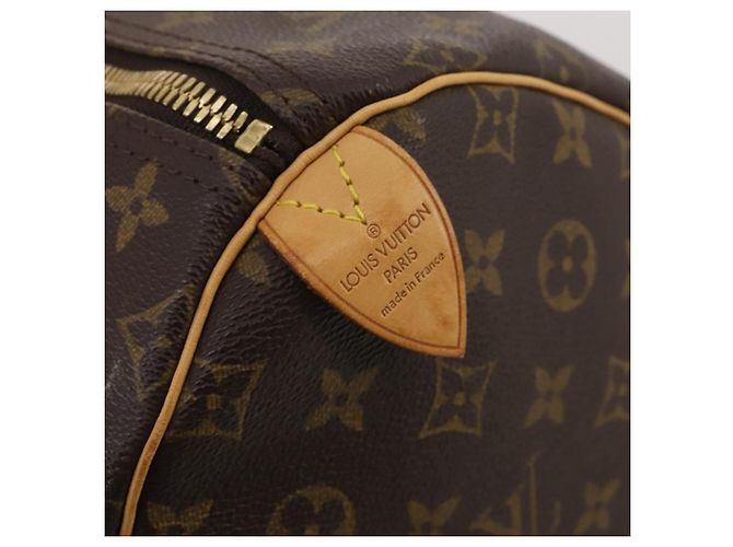 LOUIS VUITTON Monogram Keepall 55 Boston Bag M41424 LV Auth 196395V Monogramma - vista 19