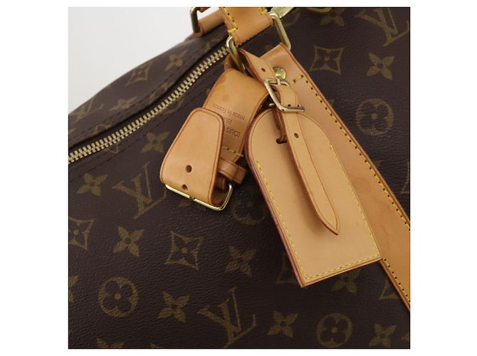 LOUIS VUITTON Monogram Keepall 55 Boston Bag M41424 LV Auth 196395V Monogramma - vista 20